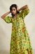 Green Sequins Panel Tunic