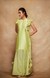 Pista Green Chanderi Silk Gota Short Kurta