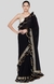 Black Ruffle Saree