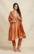 Dark Rust Gathered Kurta