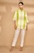 Lime Green Two Tone Shirt