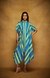 Yellow & Blue Tie Up Tunic