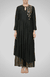 Black Asymmetrical Go-Dart Kurta
