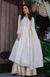 Off-White Asymmetrical Go Dart Kurta