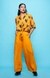 Orange High Waisted Pants
