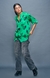 Green Half Sleeve Shirt