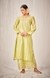 Pista Green A Line Kurta