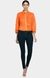 Orange Gathered Placket Shirt
