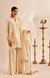 Off White Rose Gota Kurti