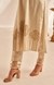 Off White Rose Gota Pencil Pants