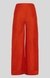 Orange Palazzo Pants with Pleated Hems
