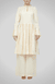Off-White Drop-Waist Pleated Tunic