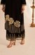 Black Rose Gota Straight Pants