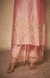 Pink Rose Gota Straight Pants