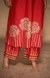 Red Rose Gota Straight Pants