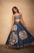 Blue Rose Gota Skirt