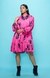 Pink Midi Tiered Dress