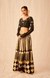 Black Gota Chuddi Blouse
