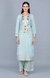 Barfi Pastel Blue Kali Kurta