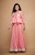 Barfi Gota Peach Skirt