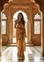 Beige Circular Gota Saree
