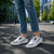 The Aldor White & Black Men Casual Sneaker V8 By Ruosh