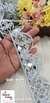 Scalloped Elegance Silver Cutwork Lace