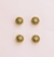 Padma Buttons in Green (Set of 4)