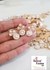 Tiny Circular Pearls & Beads Embellished Butties B-360