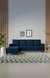 neudot Roman RHS Sectional Sofa for Living Room |6 Person Sofa|Premium Fabric with Cushioned Armrest | Solid Wood Frame|6 Seater in Cobalt Blue Color