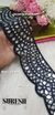 Black Royal Mirror Cutwork Jari Lace – 48274-Emb