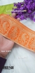 Orange Parrot Queen Banarasi Designer Lace – 26096-C