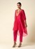 Pink V Neck Kurta