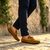 Jingp Florsheim Men Dark Yellow Drivers
