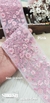 Pink Tone-to-Tone Floral Net Lace