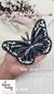 Handmade Black & Grey Butterfly Design