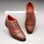 The Todd Ruosh Men Tan Classic Oxford Brogue