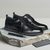 The Miami Lace1  Ruosh Men Black Casual Derby