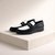 Otes Ruosh Men Black Nubuck Penny Loafers