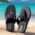 The Indo Black Men Slipper Ruosh