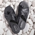 The Vega Black Men Slipper Ruosh