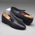 The Finn Black Men Occasion Perforated Slip On Ruosh