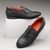 The Lois Ruosh Men Black Handwoven Occasion Slip-On