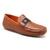 The Seti Ruosh Men Tan Handcrafted Leather Loafer