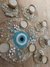 Mother Of Pearls Evil Eye Rangoli