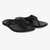 Secured Black Sandals & Flip Flops