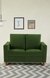 neudot Roman Sofa for Living Room |2 Persons Sofa|Premium Fabric with Cushioned Armrest | Solid Wood Frame|2 Seater in Emerald Green Color