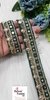 Bottle Green Mesh Mosaic Embroidery Designer Trim