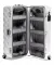 19 Degree Aluminium Rolling Trunk Checked Luggage