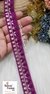 Radiant Dark Purple Threaded Designer Trim